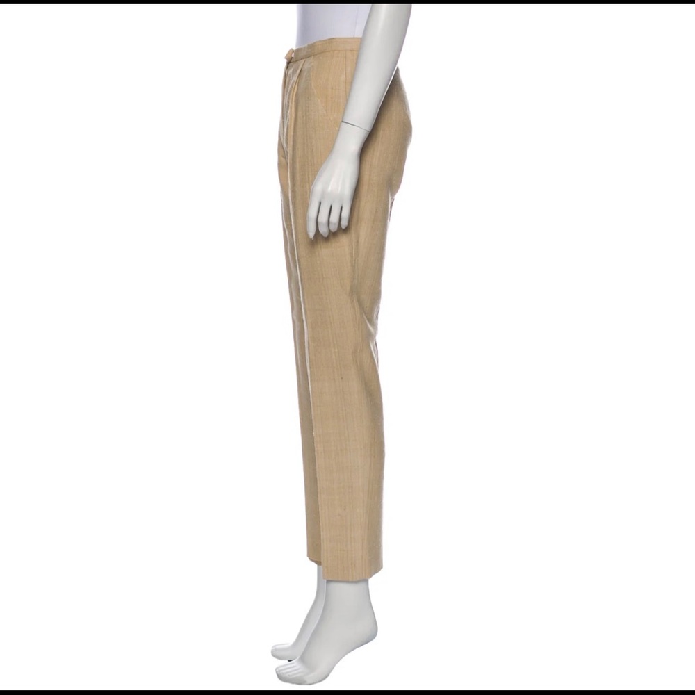 Hermès Silk Lined Straight Leg Pants Size: S | US4, FR36